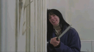 The Shining Screaming Wendy Torrance GIF | GIFDB.com