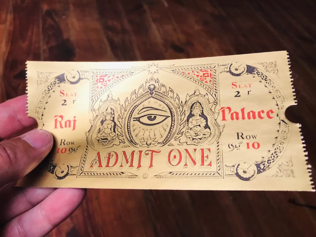 The Last Action Hero Houdini's Magic Ticket - Etsy