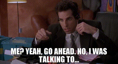 YARN | - Me? - Yeah, go ahead. No, I was talking to... | Reality Bites  (1994) | Video gifs by quotes | 6782b1e9 | 紗