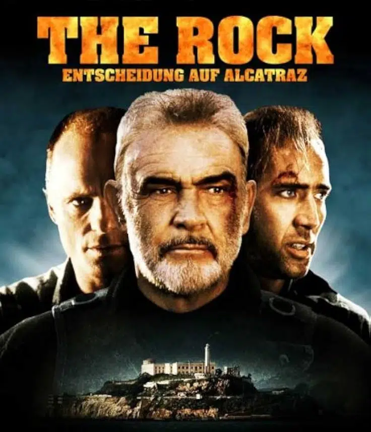 The Rock Poster du film allemand (11 x 17 In - 28 cm x 44 cm) Nicolas Cage  Sean Connery Ed Harris Michael Biehn William Forsythe : Amazon.fr: Cuisine  et Maison
