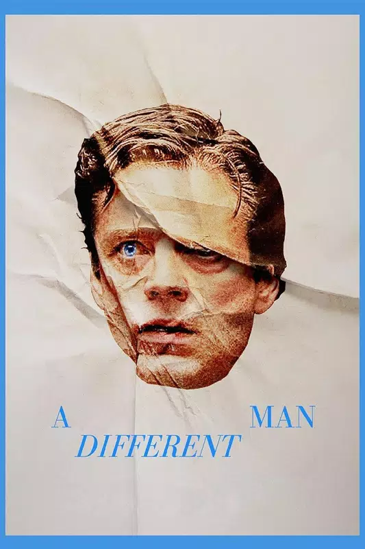 A poster for A Different Man, a 2024 film distributed by A24.