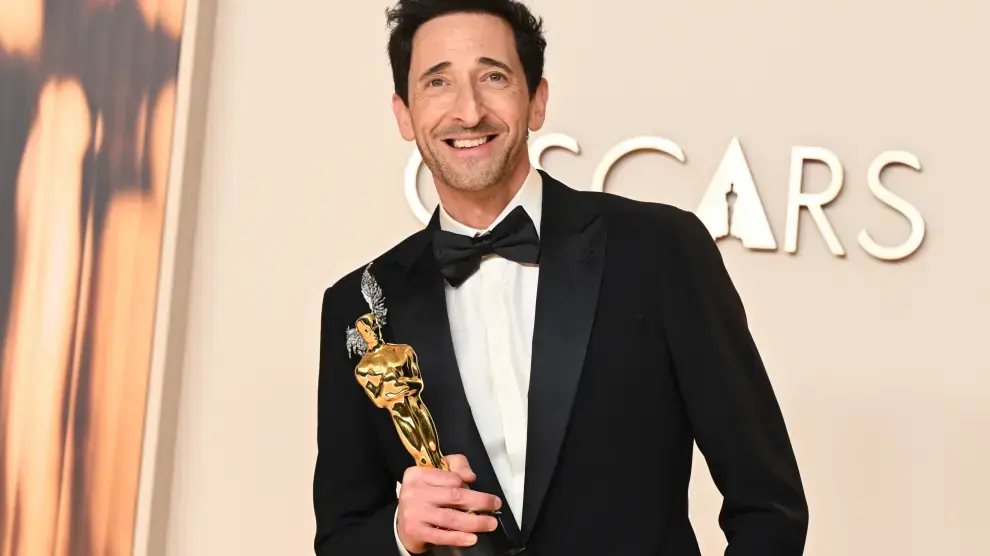 El enfado de Adrien Brody en el momento más tenso de los Oscar 2025: