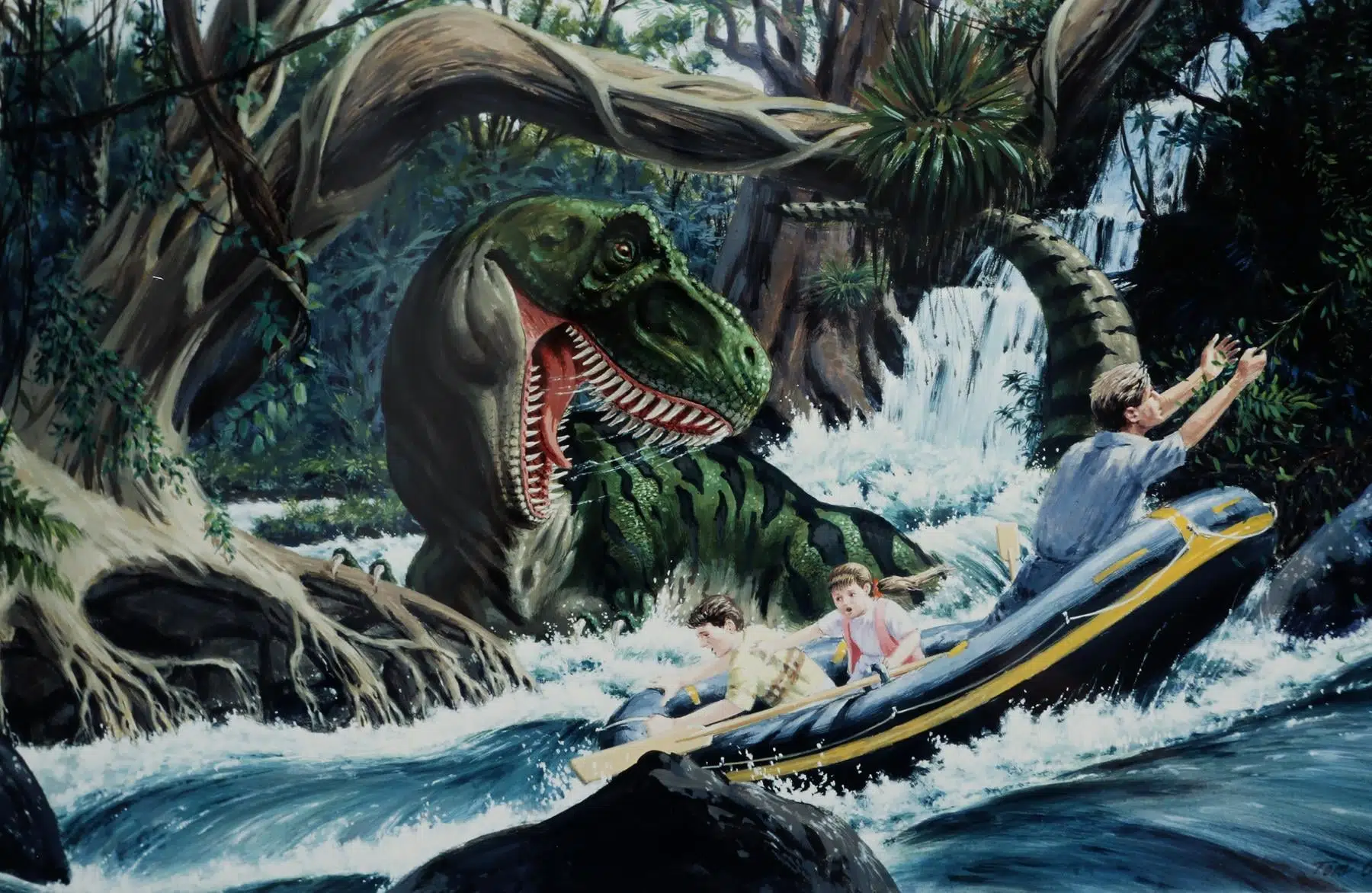 Persecución en balsa por el río Rex para la próxima película, por favor. : r/JurassicPark