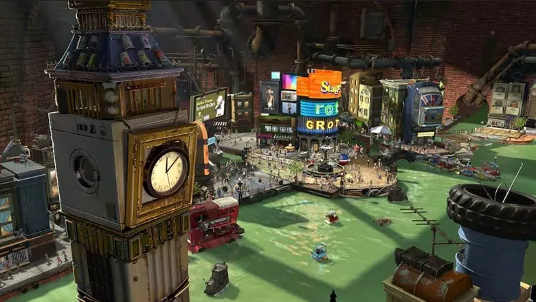 miniature replica of London, complete with Big Ben