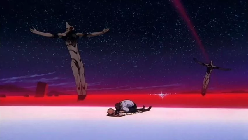 Theory about Shinji strangling Asuka. : r/evangelion