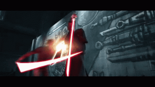 Maul Sidious fight gif