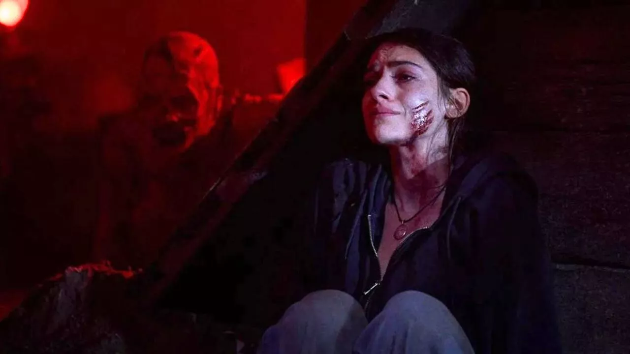 Clover and Wendigo in Until Dawn movie