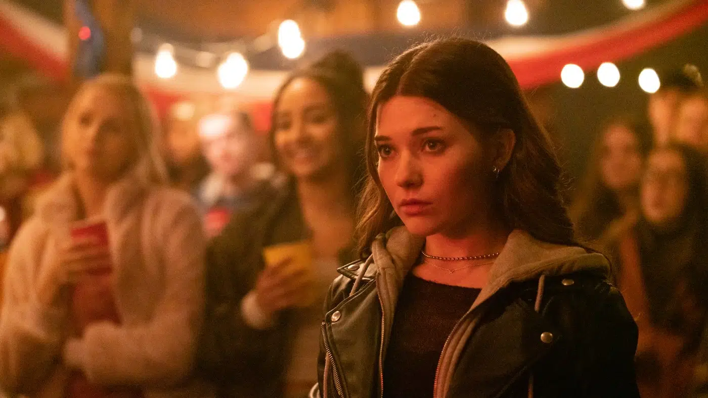 Katie Douglas in Clown in a Cornfield. Source: Elevation Pictures