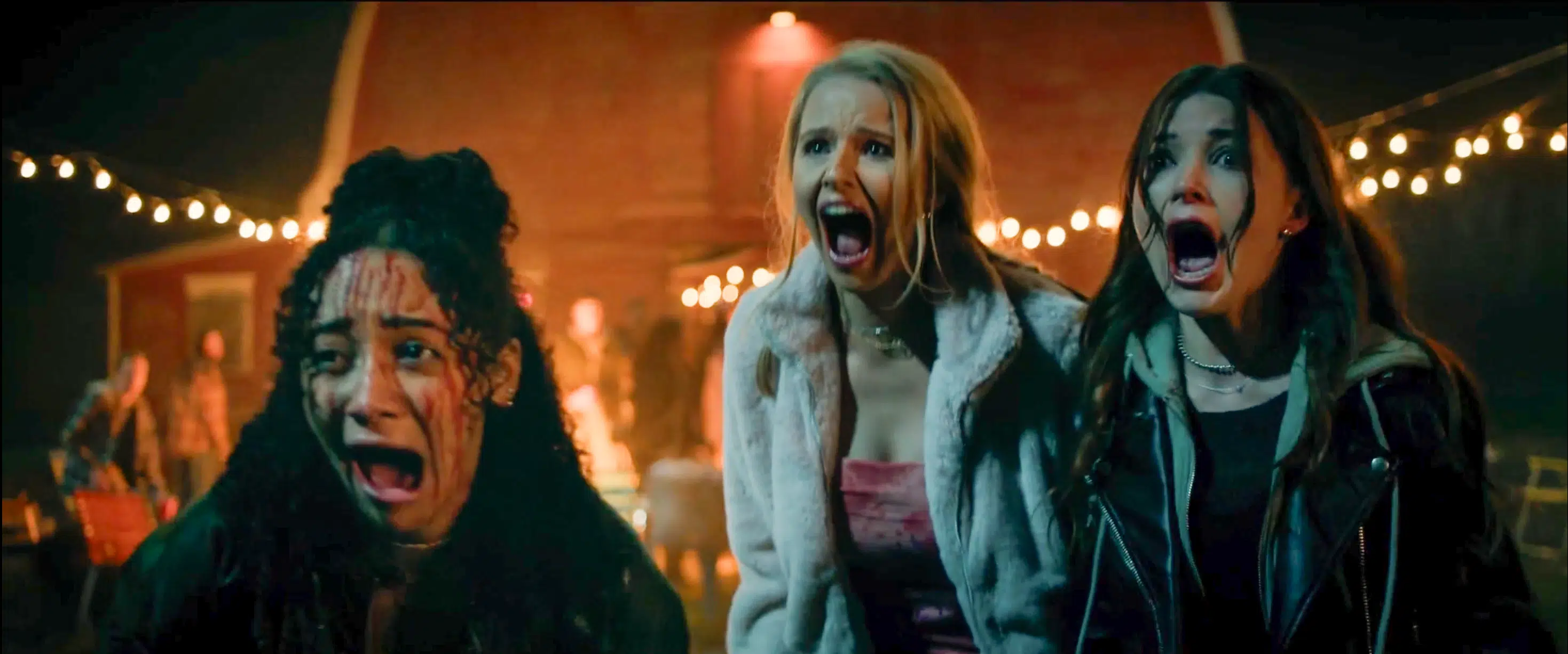 The cast in Clown in a Cornfield. Source: Elevation Pictures