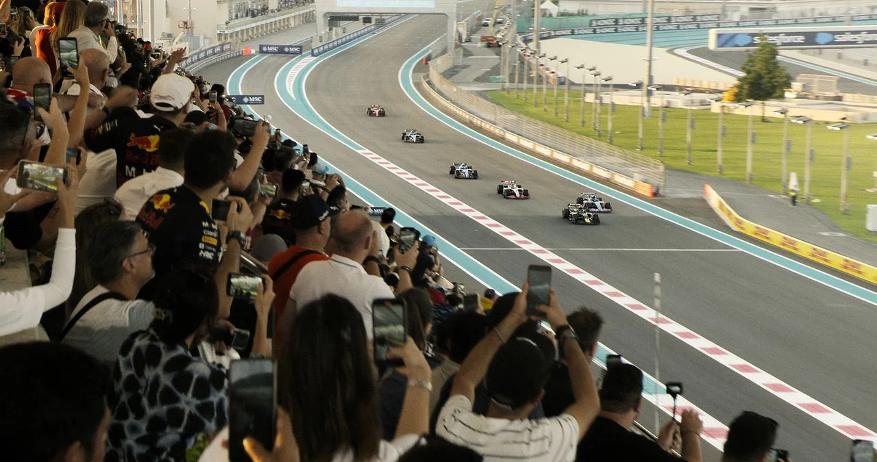 granstands at a racetrack