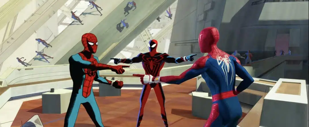 No sé qué tiene Spider-Men apuntándose unos a otros, pero esto me encanta.  : r/SpidermanPS4