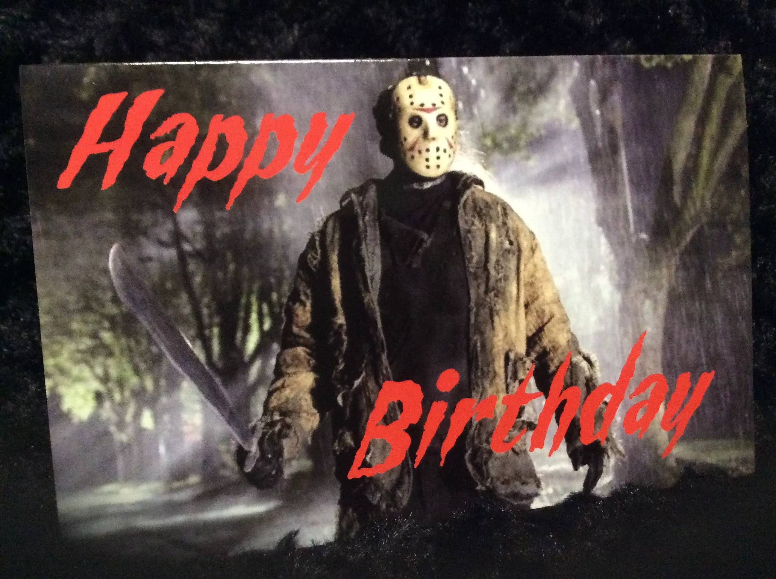 Horror Birthday Card - Greeting Card - Halloween - Jason Voorhees - Friday  the 13th - Killer - Camp Blood - Unique - 5x7 - Birthday Card - Etsy