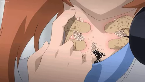 Rena Scratching Neck When They Cry GIF - Rena scratching neck When they cry  Higurashi - Discover & Share GIFs