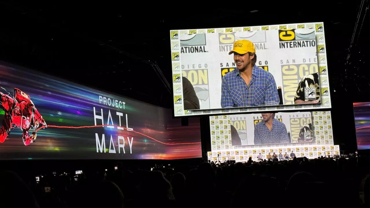 Ryan Gosling at Project Hail Mary Comic-Con Panel
