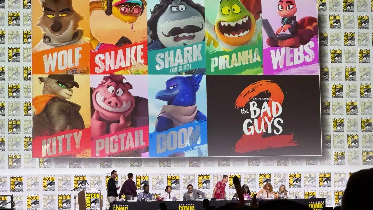 The Bad Guys 2 Panel at SDCC