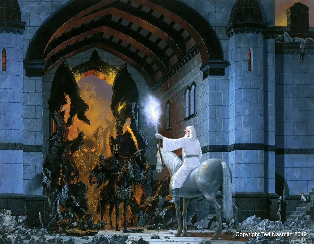 Gandalf and the Witch King