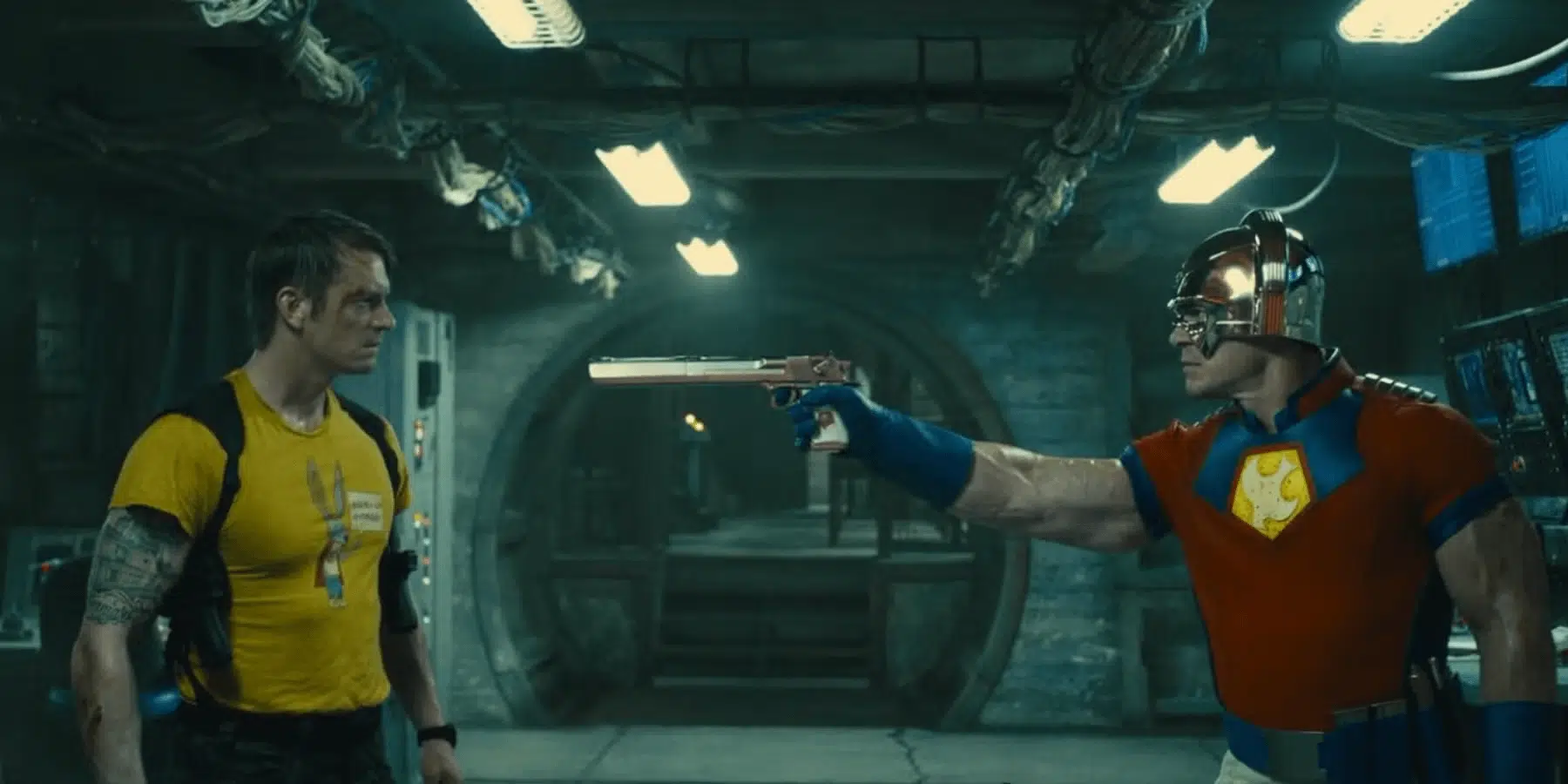 In The Suicide Squad (2021) Rick Flag is killed by Peacemaker. This is  because the team did not have Katana. She would've had his back. She could  have cut Peacemaker in half