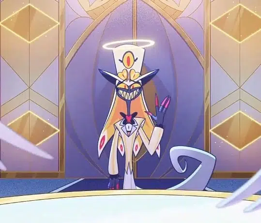 I THINK Winner souls are more powerful than Sinner souls, (why Alastor lost  to Adam) and if Sir Pentious DID become a Seraphim (the highest ranking  angel) This would mean he's stronger