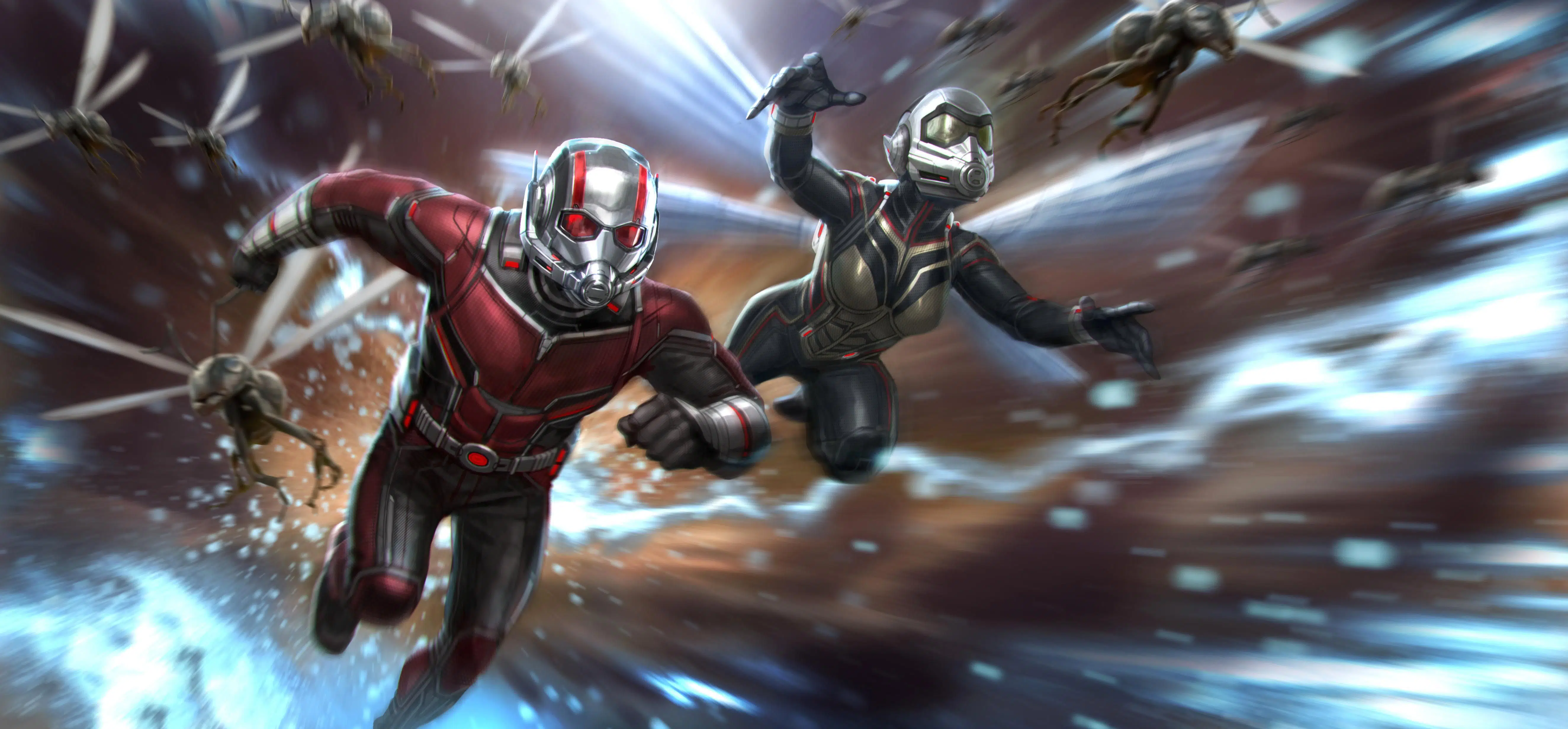 Ant-Man & The Wasp 4K Ultra HD Action Wallpaper: Scott Lang & Hope Van Dyne  by Ryan Meinerding