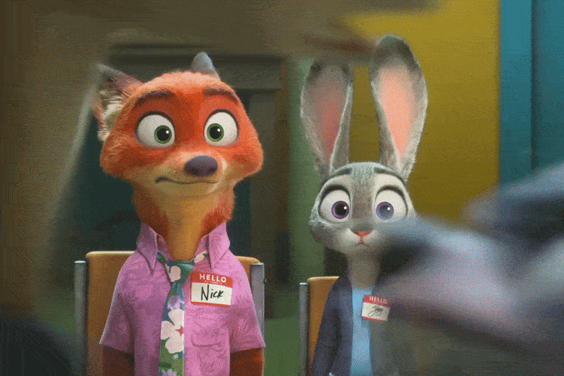 Made this GIF of my favorite moment from the trailer : r/zootopia
