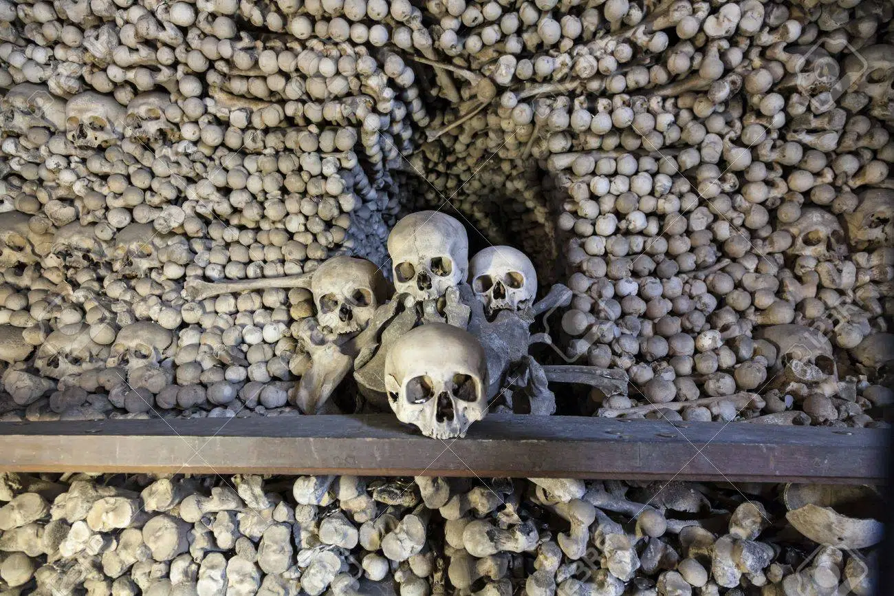 El Osario de Sedlec es una pequeña capilla católica romana, que se  encuentra debajo del cementerio de la iglesia de Todos los Santos en  Sedlec, un suburbio de Kutná Hora, en la