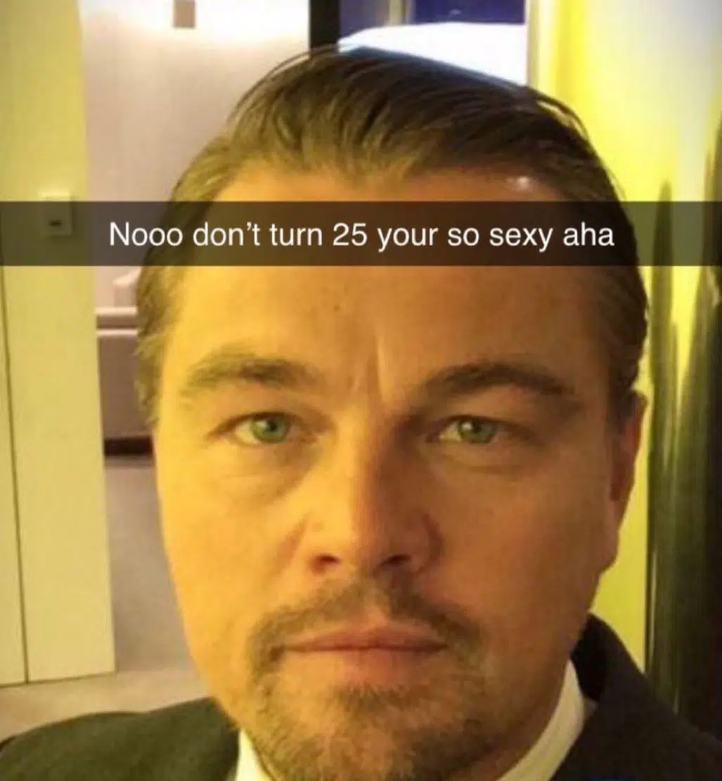 Sabrina Carpenter's 25th birthday cake is a Leonardo DiCaprio meme. :  r/Fauxmoi