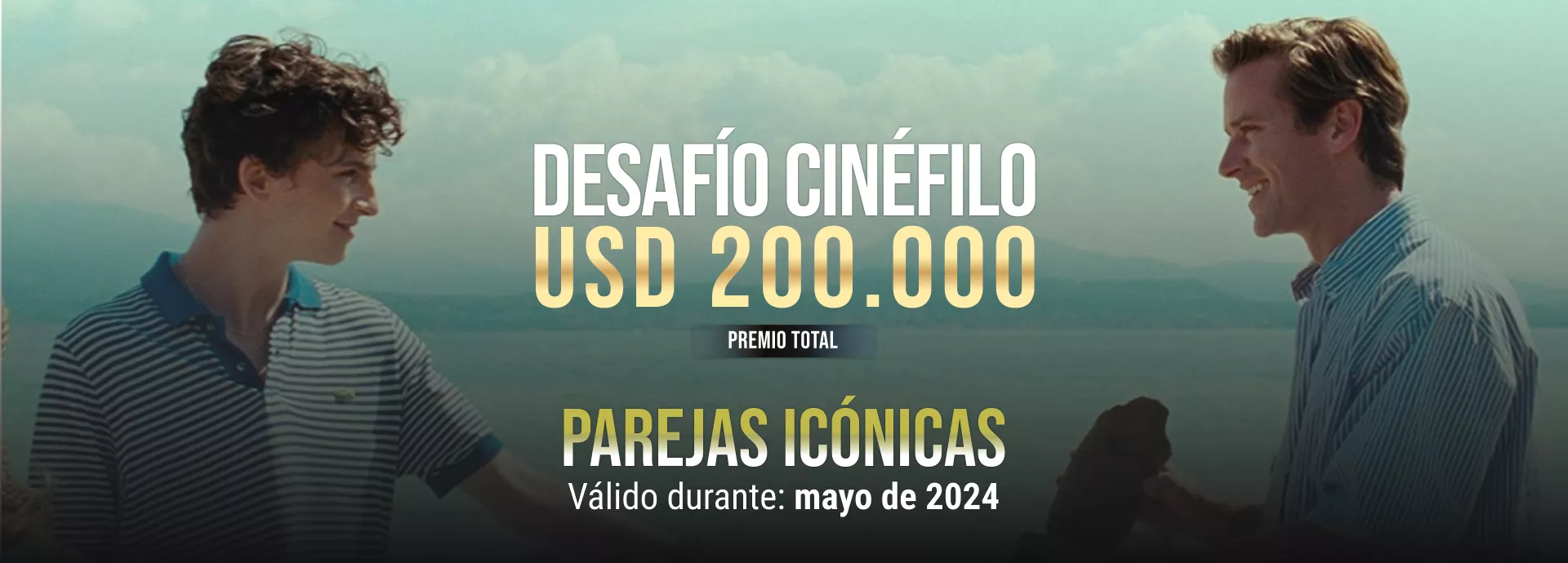 Parejas iconicas, desafio cinefilo en mayo 2024