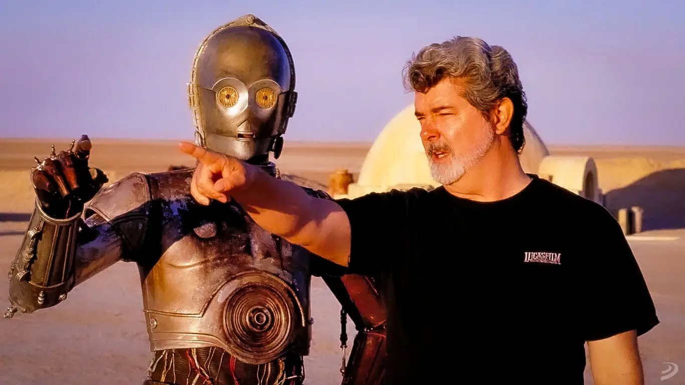 Así se vengó George Lucas del crítico que suspendió su primera película de Star  Wars: con la camiseta más pasivo-agresiva de Hollywood