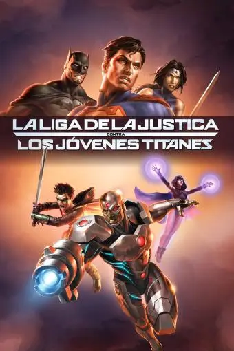 La Liga de la Justicia contra los Jóvenes Titanes_peliplat