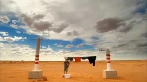 Outside clothdrying in Australia