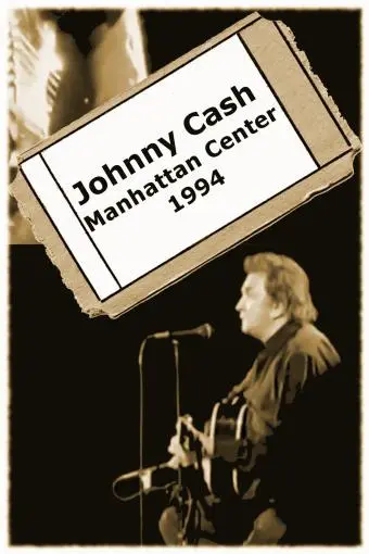 Johnny Cash, Manhattan Center_peliplat