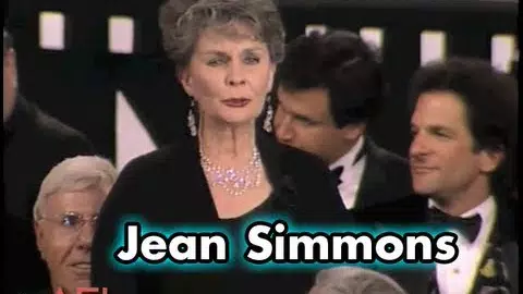 Jean Simmons Toasts "The One And Only Spartacus"